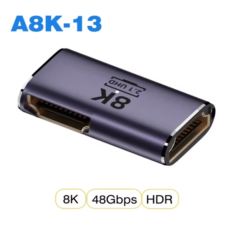 8K ﻿   HDMI-kabeladapter HDMI-compatibele verlengadapter Stekker mannelijk naar vrouwelijk converter voor PS4 PS5 HDTV Computer Laptop Monitor