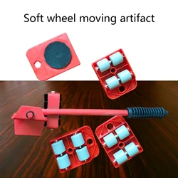 Blue /Red /Yellow Convenient Easy To Use Large Furniture Wheel Sliders Furniture Lifter Shifter 360° Rotation Drop Shipping