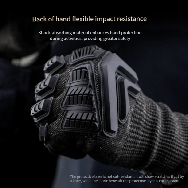 

Перчатки Aheirtn Level 5, устойчивые к порезам рукавицы с износостойкой защитой спины Tpr для механической ударопрочности