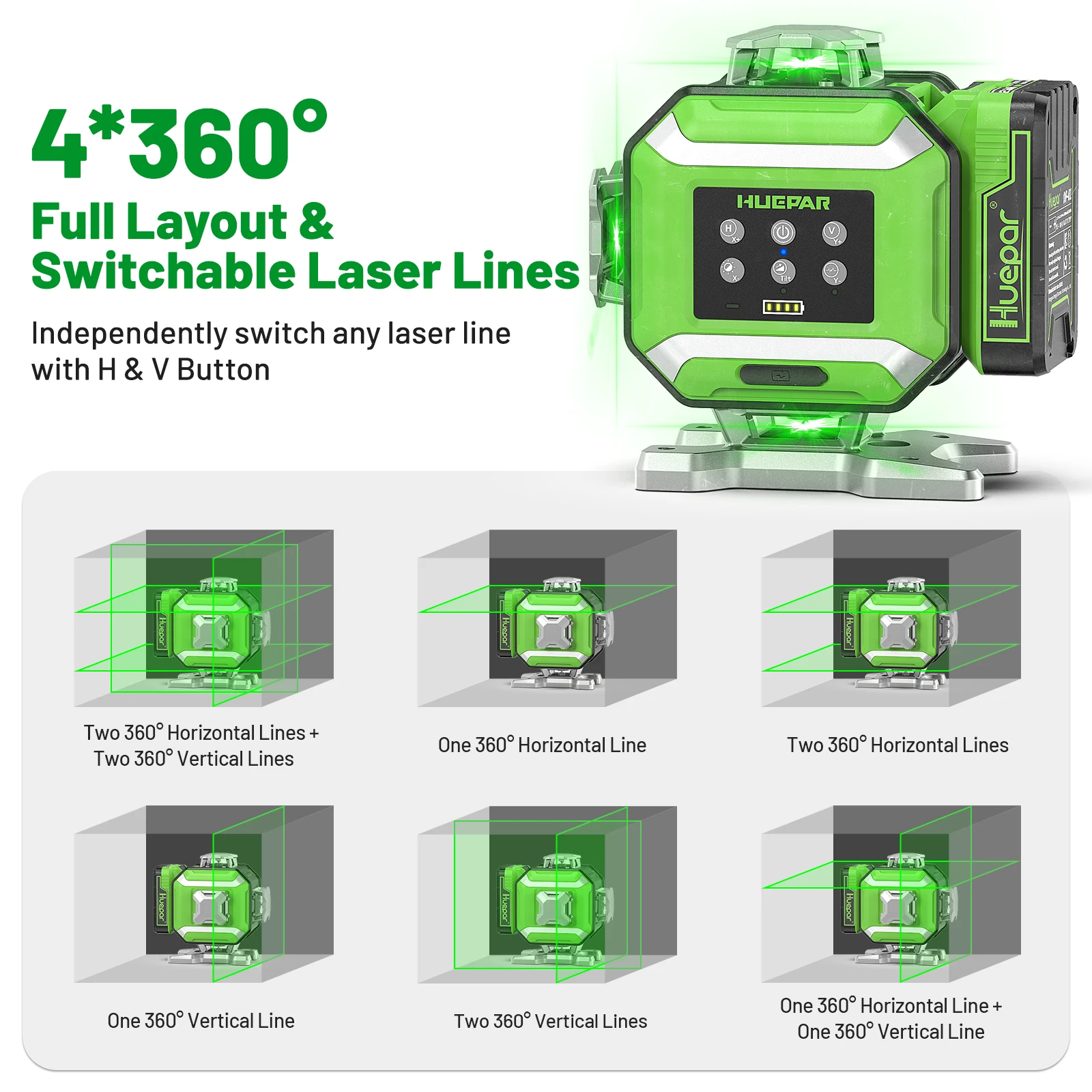 Huepar DP04CG-BT 16…