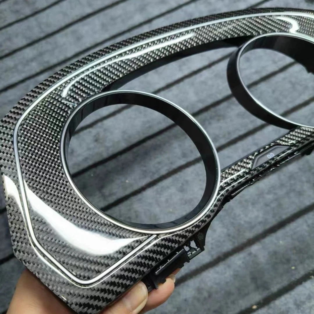 

For VW Volkswagen Magotan B8 2017-2024 Real Carbon Fiber Dashboard Instrument Replacement 3GD858366