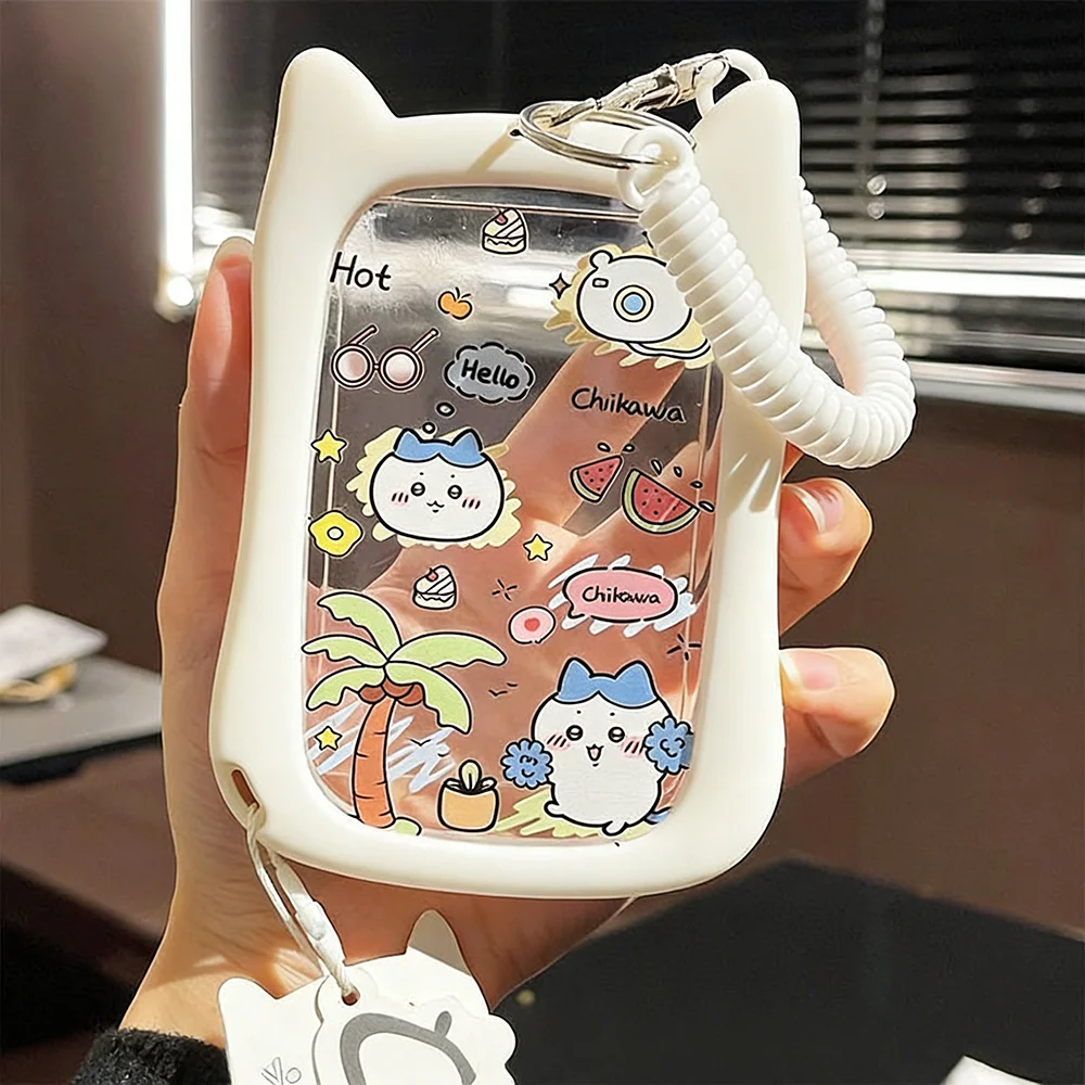 

Прозрачные аксессуары для декора Chii Kawa: милые кошачьи ушки, силиконовый защитный чехол, брелок, аксессуары для рукоделия