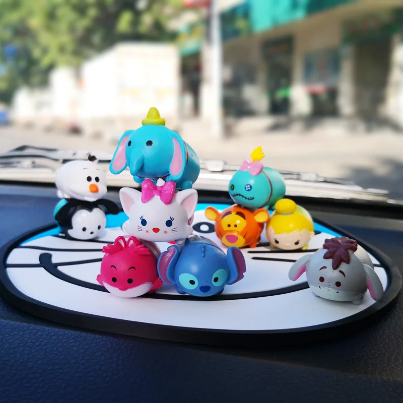 10Pcs/Set Creative Animal Doll Car Center Console Model Ornaments Cute Auto Dashboard Decorations Car Accessories Gifts Toys