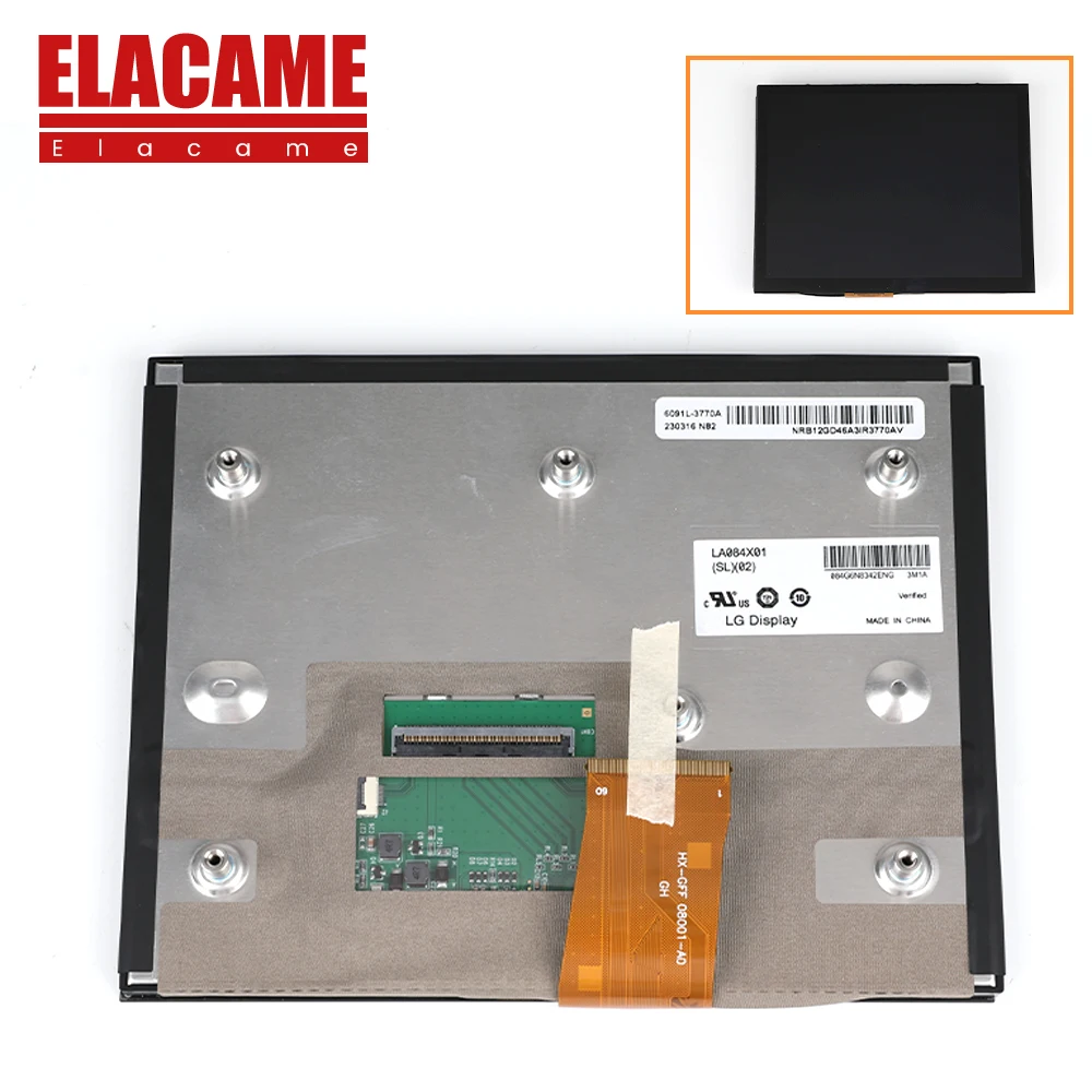 LA084X01-SL01 LA084X01-SL02 8.4 Uconnect Touch Screen LCD Diaplay Car Radio Navigation For 17-21 JEEP RAM DODGE CHRYSLER