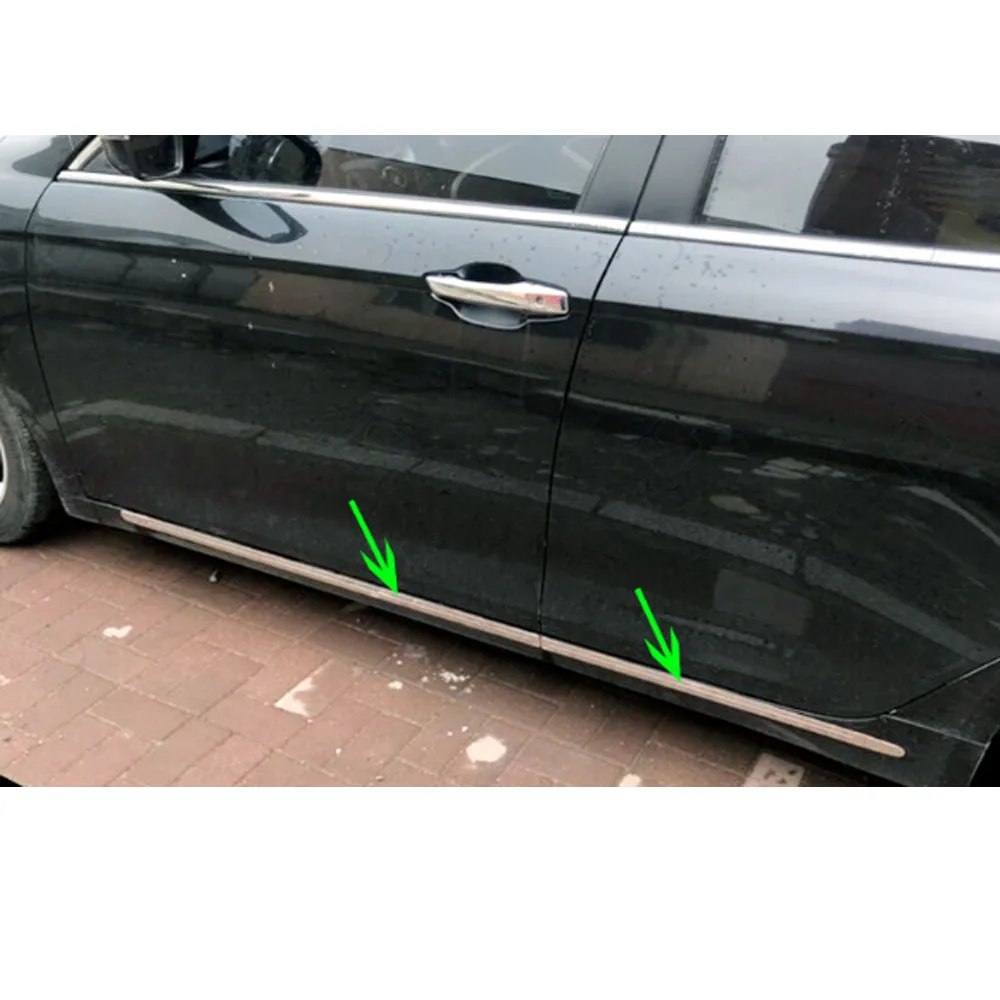 Side Car Skirt Door Side Line Sill Garnish Body Molding Trim ABS Plastic Auto Exterior Accessories For Honda CRV CR-V 2023 2024