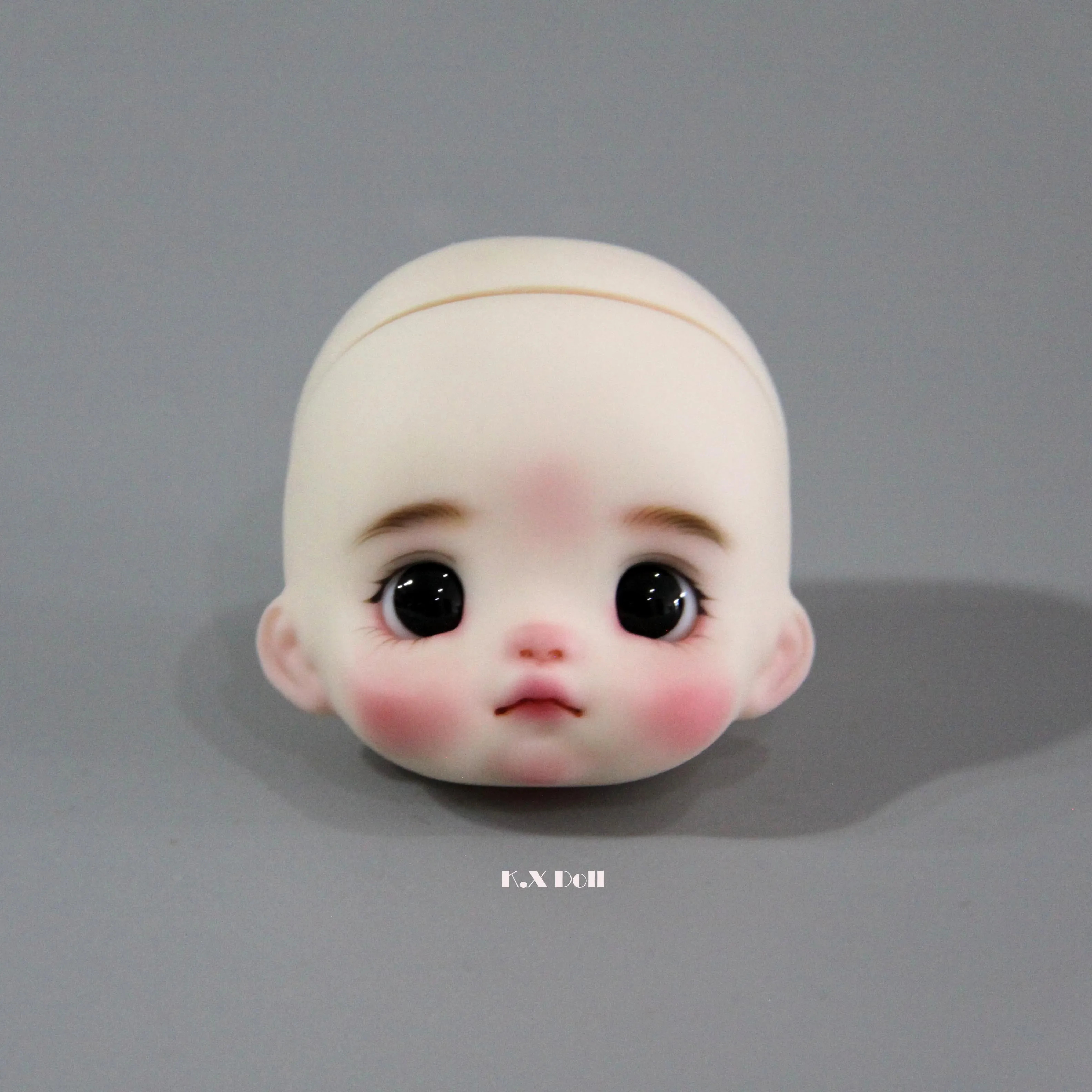 ใหม่2024ตุ๊กตา Ob11 kxdoll ตาเคลื่อนย้ายได้หัวเปลือยพร้อมการแต่งหน้าหัวเรซินตุ๊กตาเปลือย12คะแนน BJD