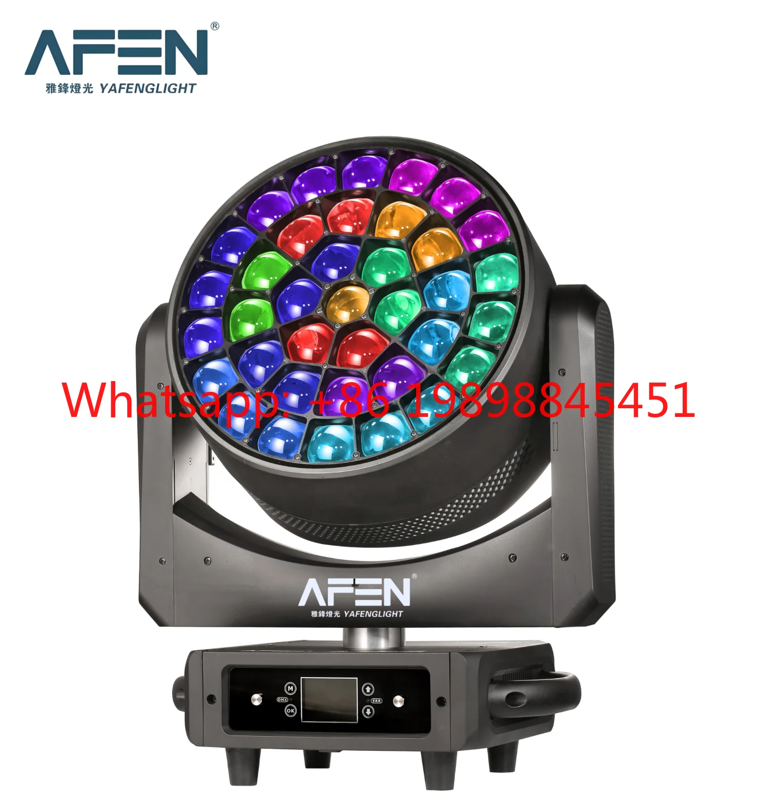 YAFENG 37Pcs*40W RGBW Bee Eye Moving Head Wash Light DMX512 Stage Event Lighting