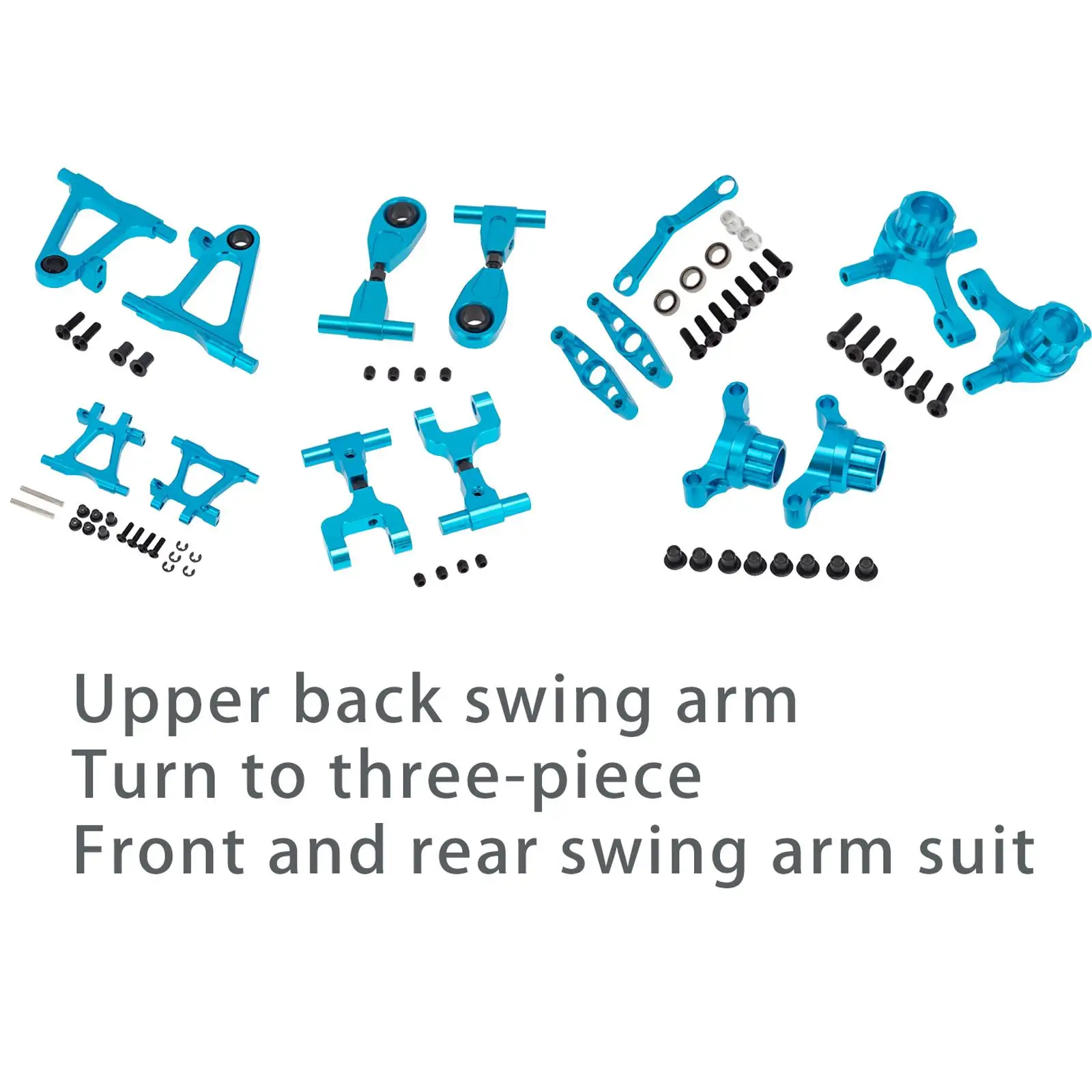 

Запасные части для радиоуправляемого автомобиля для Tamiya TT02 1/10, рок-гусеничный Monster Truck, модель автомобиля, сменные аксессуары для сборки «сделай сам», синий цвет