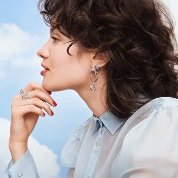 10 best sales Pandora 925 originale Aretes - №1