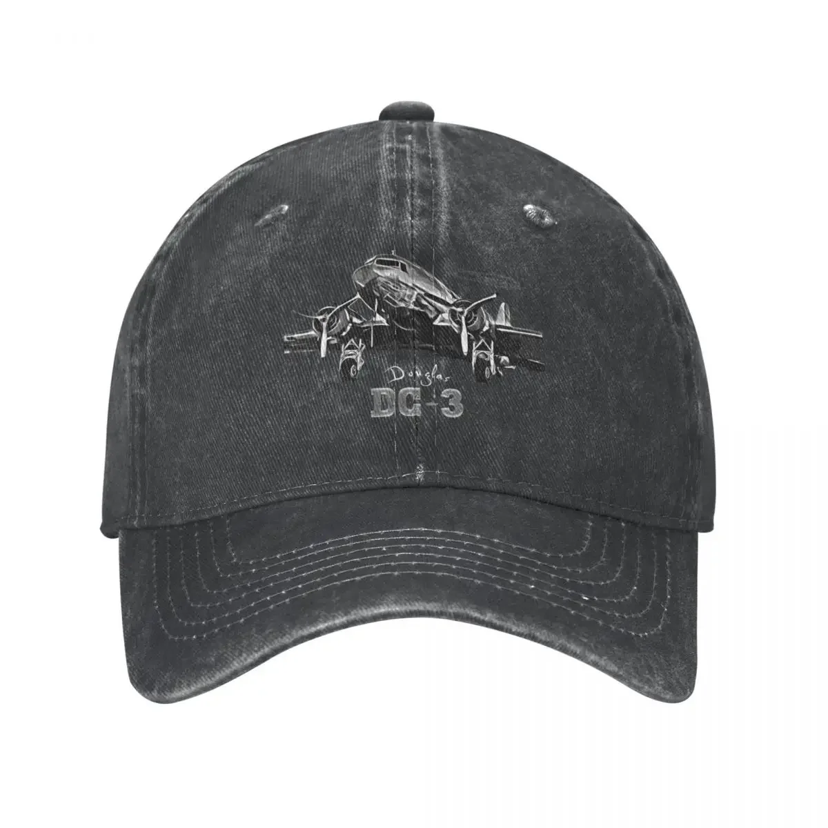 McDonnell Douglas DC-3 Aircraft Cap Cowboy Hat Rugby Big Size    Men Women's