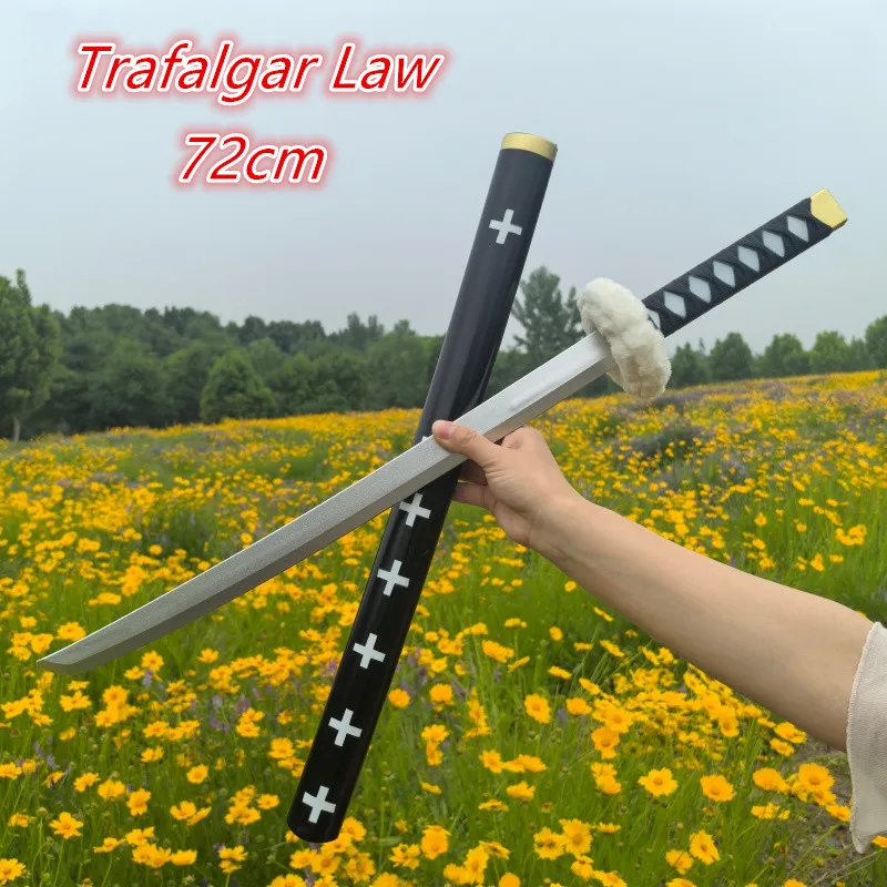 28.35inch Roronoa Zoro Katana Anime Cosplay PU Sword Model Toy Kitetsu Yama Shusui Samurai Catana  Wado Ichimonji home decor