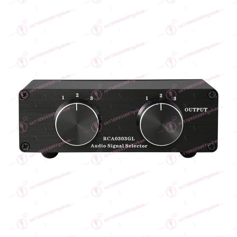 

2-канальный стереофонический аудиопереключатель RCA для усилителя, Hi-Fi, домашнего кинотеатра, 4 входа 1 выход, 3 входа 3 выхода, переключатель источников сигнала