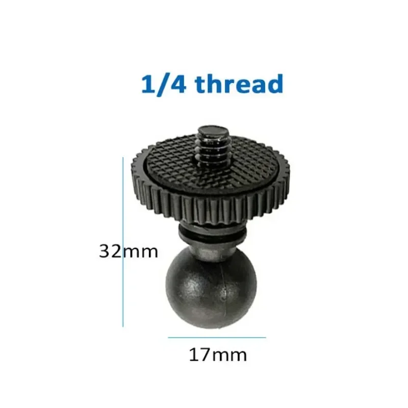 Standard 4 Button Head To 1/4 Copper Core Camera Connector Buckle Part 17mm/16mm Ball Head To 4K Adapter Phone Holders Accessory