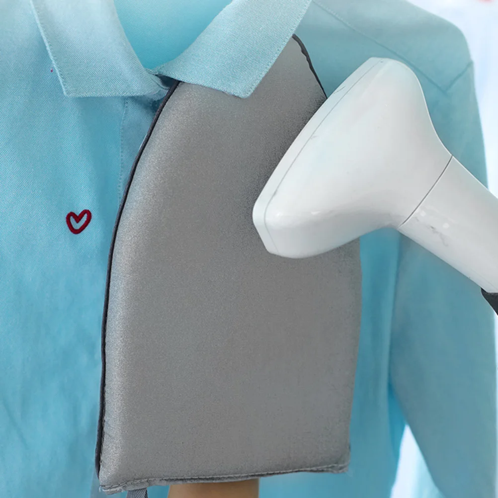 

1Pcs Heat Resistant Ironing Glove Grey Pointed End Finger Heatproof Protective Steamer Glove for Handhold Clothes Steamer