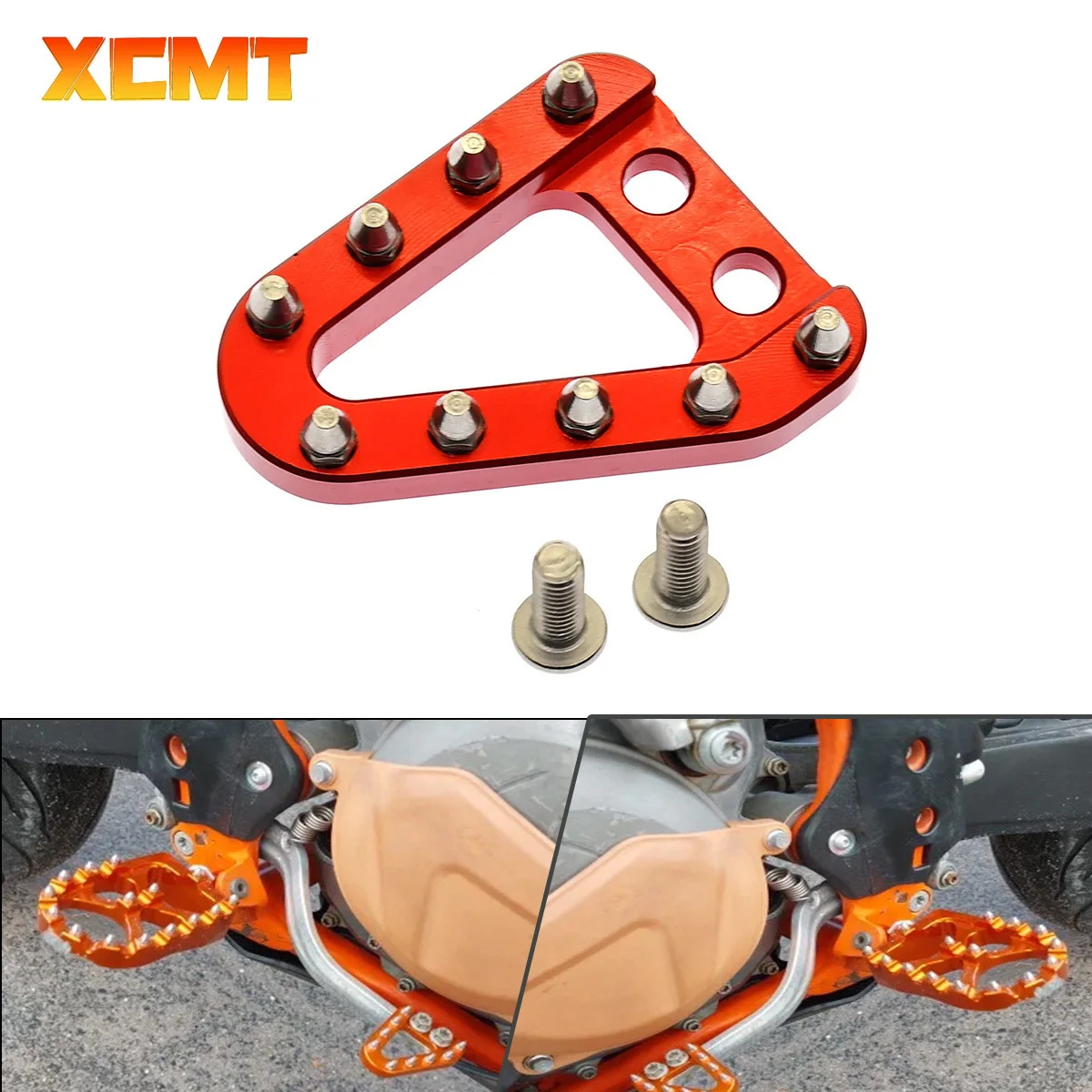 

Motorcycle Rear Brake Pedal Lever Step Plate Tip For KTM SX SXF XC XCF XCW EXC EXCF Husqvarna TC TE FC 125 250 350 450 500 530