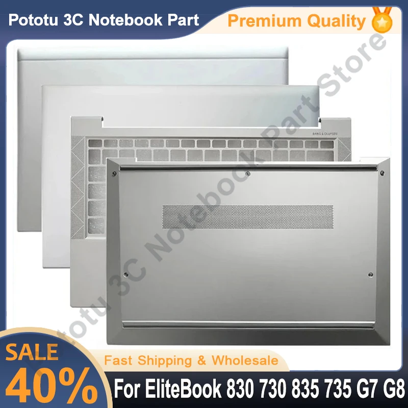 

Brand NEW For EliteBook 830 730 835 735 G7 G8 Laptop LCD Back Cover Front Bezel Upper Palmrest Backlit Keyboard Bottom Case