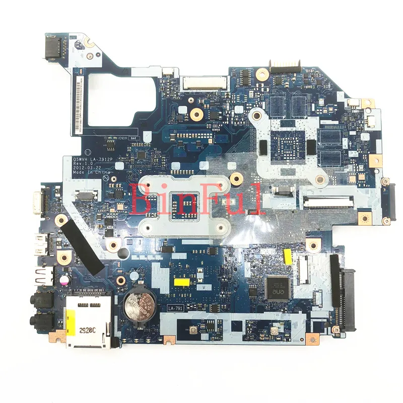 Q5wvh LA-7912P für acer aspire E1-571G V3-571G laptop motherboard nbc1f11001 sjtnv hm70 100% vollständig getestet funktioniert gut