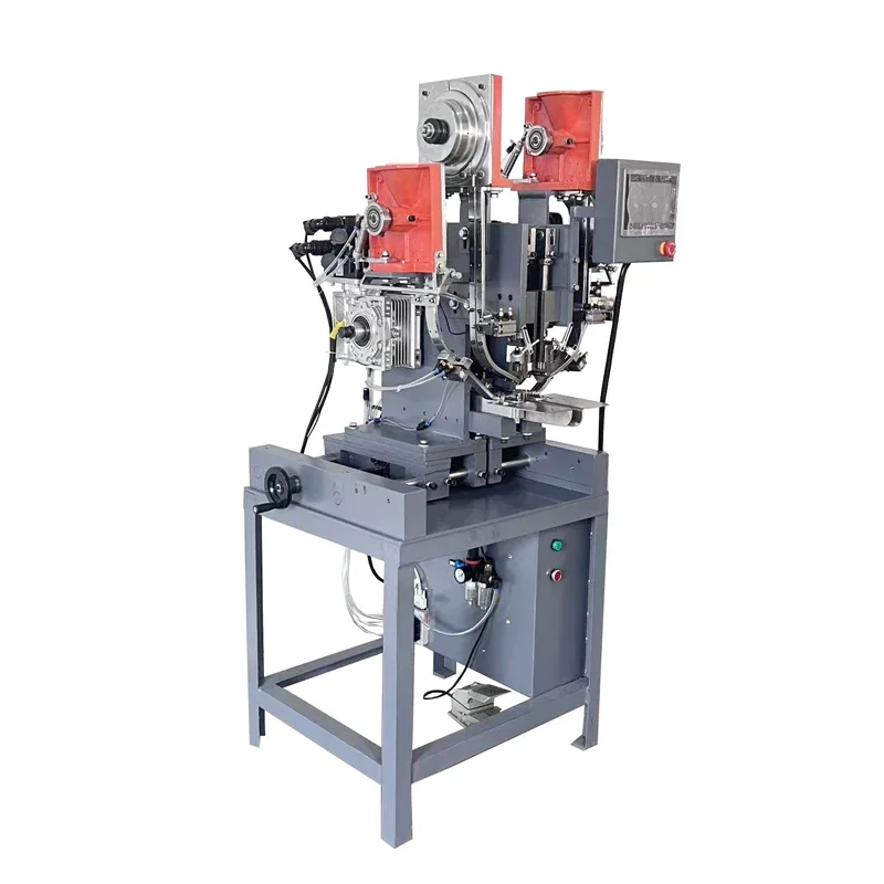 989MM-2 Double Cap Automatic Riveting Machine with Servo Motor Low Noise for Clipboards Lever Arch Files
