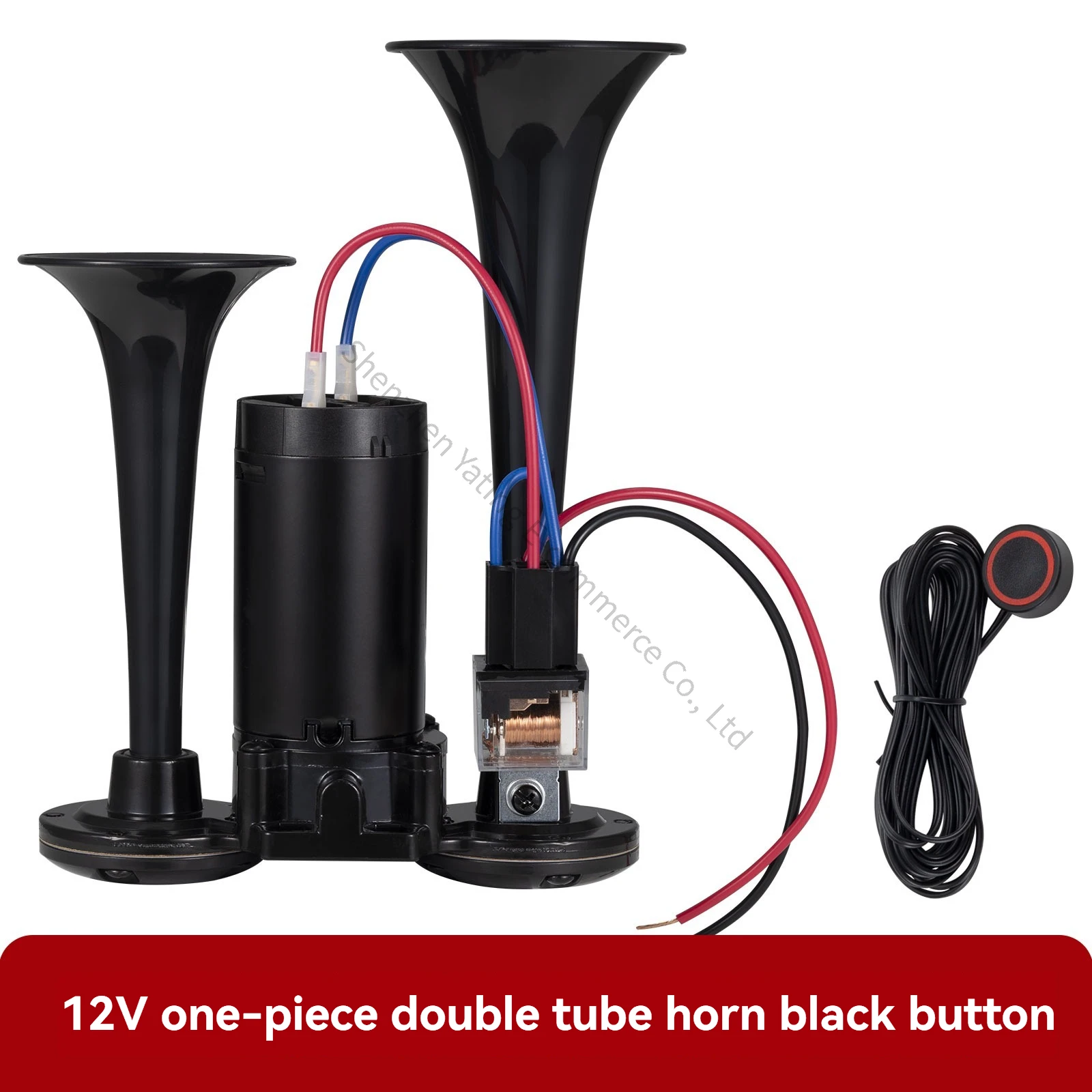 12V Super Loud Waterproof Motorcycle Combo Horn, Gas Horn, General Motors Electric Horn