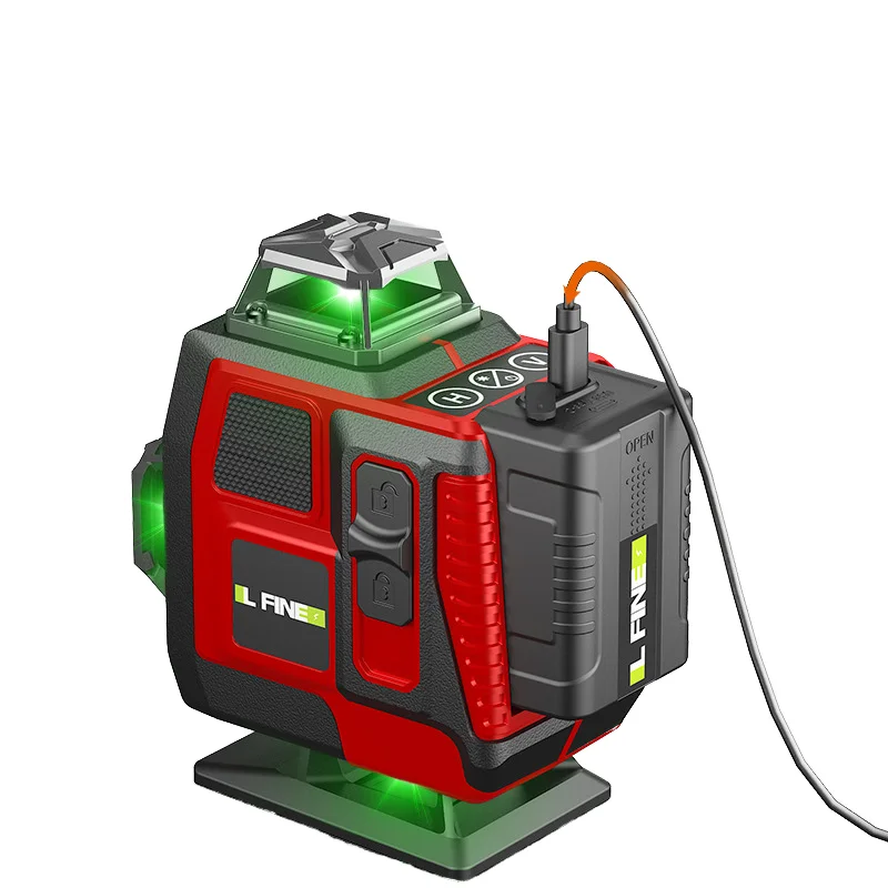 

4D 16 Lines Laser Level 3D 12 Lines Self-Leveling Rotary Cross Line Level with Adjustable Tripod Stand