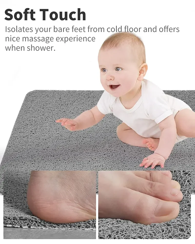 2026 Non Slip Shower Mat Comfortable Bath Mat