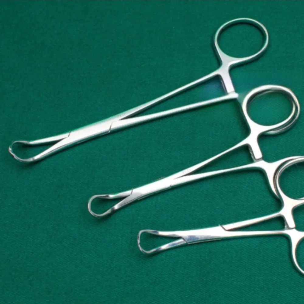 9/11/14cm Stainless Steel Tweezers Towel Forceps for Clamp Cloth Towel Instruments Fixed Bandage Forceps Beauty Tools Health