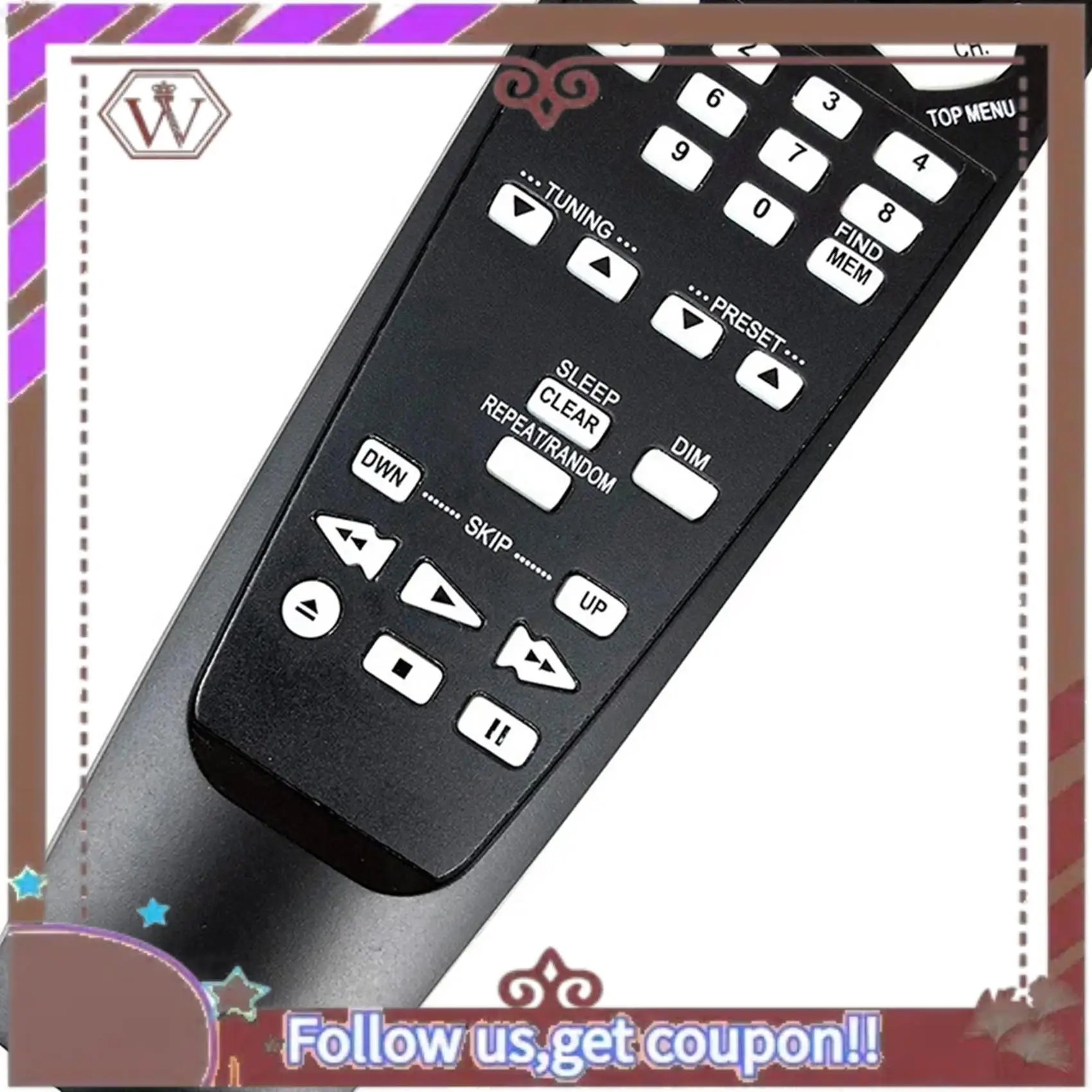 

Latest 2X New AVR-700 For /Kardon AVR700 Audio Receiver Remote Control For AVR70, AVR70C CARTAV1600120