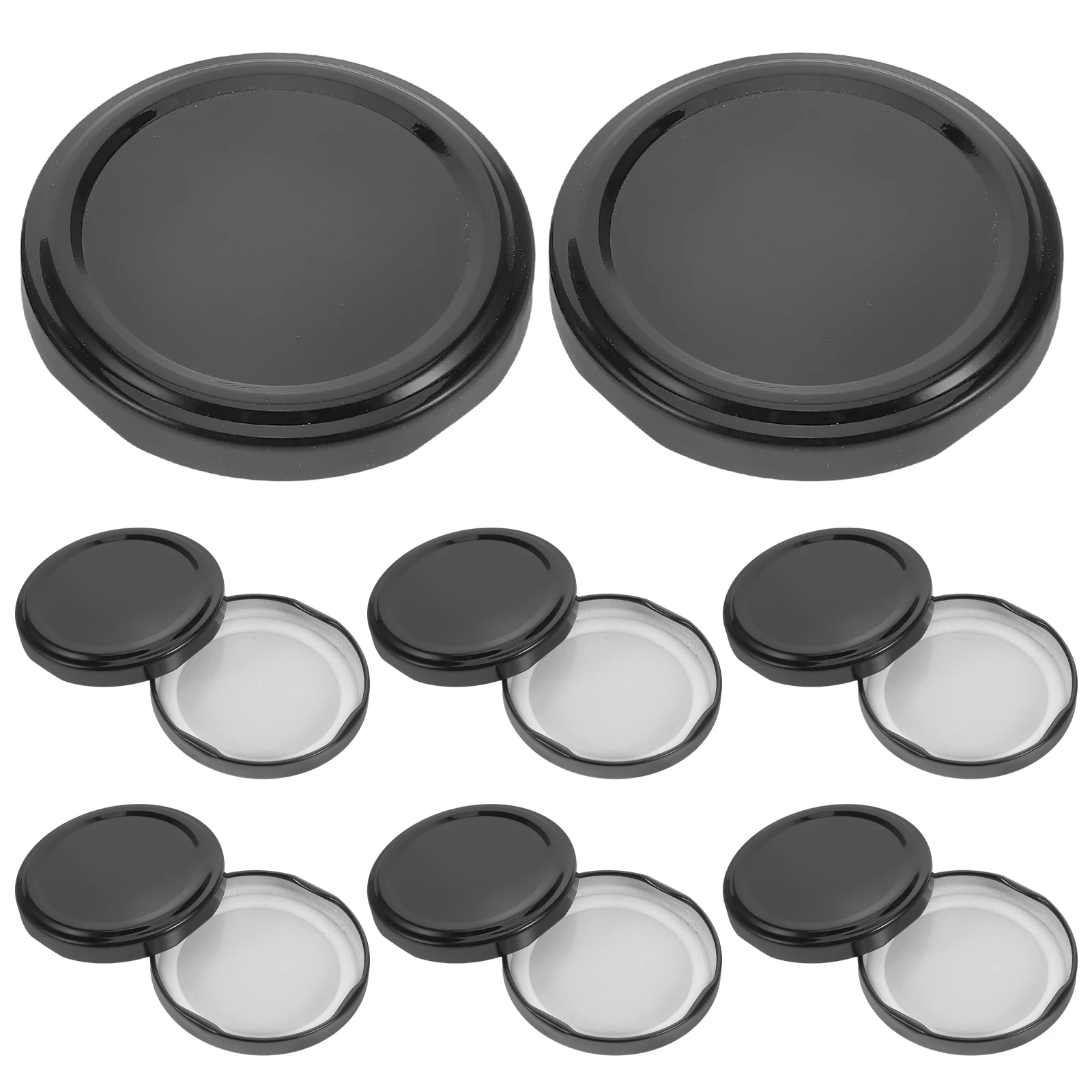 

20 Pcs Metal Bottle Cap Jelly Jar Lid Ordinary Canning Lids Replacements Multipurpose Leakproof Iron Regular Covers