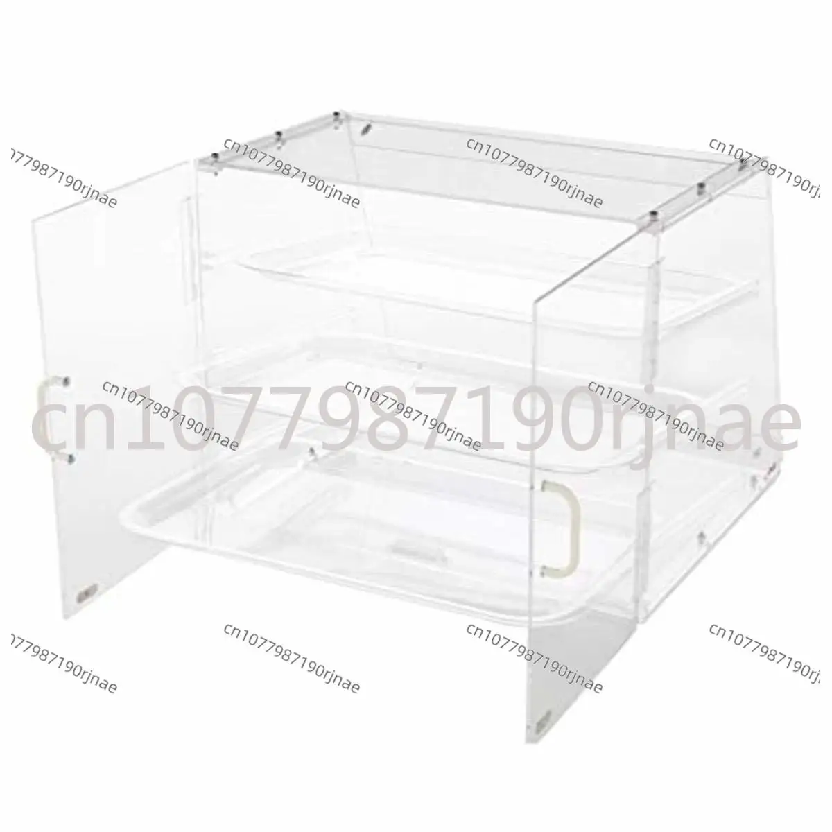 Acryl Gebak Display Rack, Multi-Layer Brood Vitrinekast Met Deur, Donut Biscuit Cake Vitrinekast