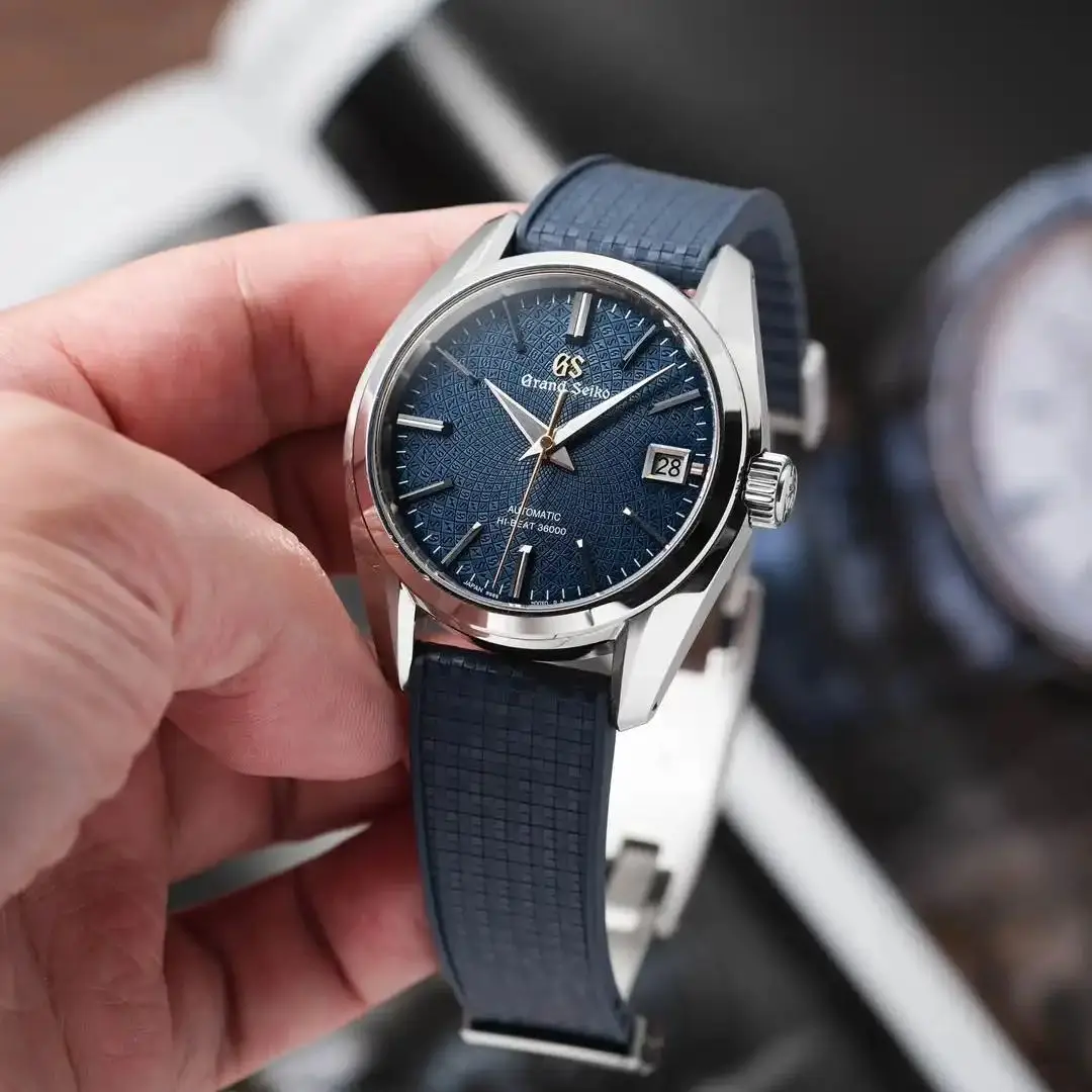 For Grand Seiko Omega SpeedMaster 19mm 20mm 21mm  22mm 24mm Mosaic FKM Watch Strap Skin-Friendly Watch Bands