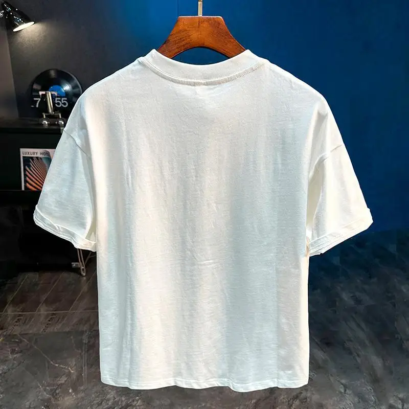 Summer short sleeved T-shirt for men, loose and versatile casual half sleeved men's clothing