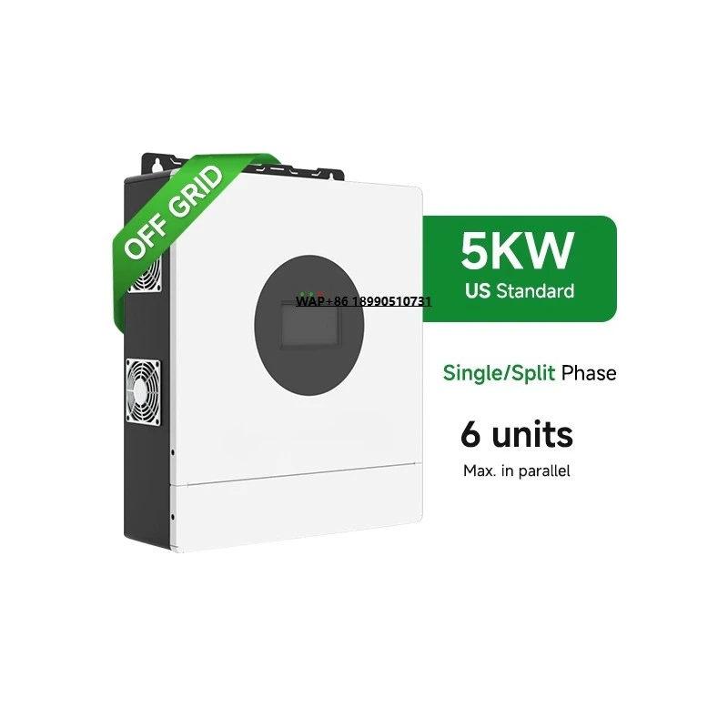 

Hot Sell US Version Split Phase Hybrid Solar Inverter 5KW 6KW 7KW Off Grid for Home Solar Power System