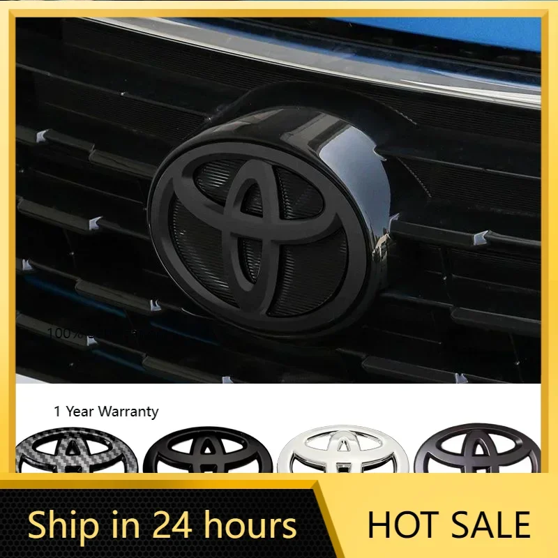 

2026 Горячие колпаки для ступиц Toyota, передняя и задняя эмблема автомобиля, наклейка с логотипом для Toyota RAV4 Camry Corolla Levin Yaris Reiz Vios Highla