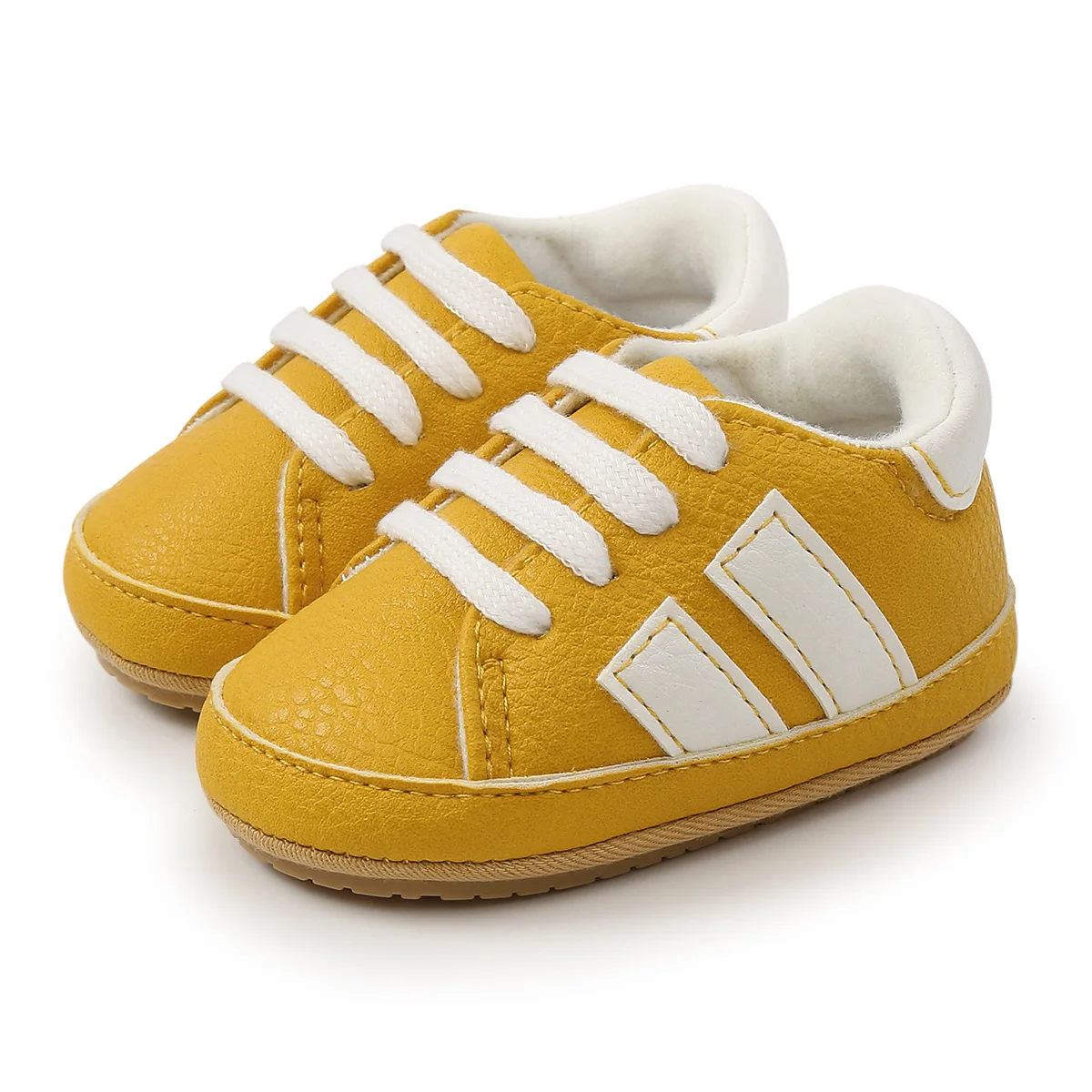 Yibubu Baby Shoes Soft Soled Non-slip Toddler Shoes Outdoor Sports Shoes For Kids Fashion Line Design Simple And Generous