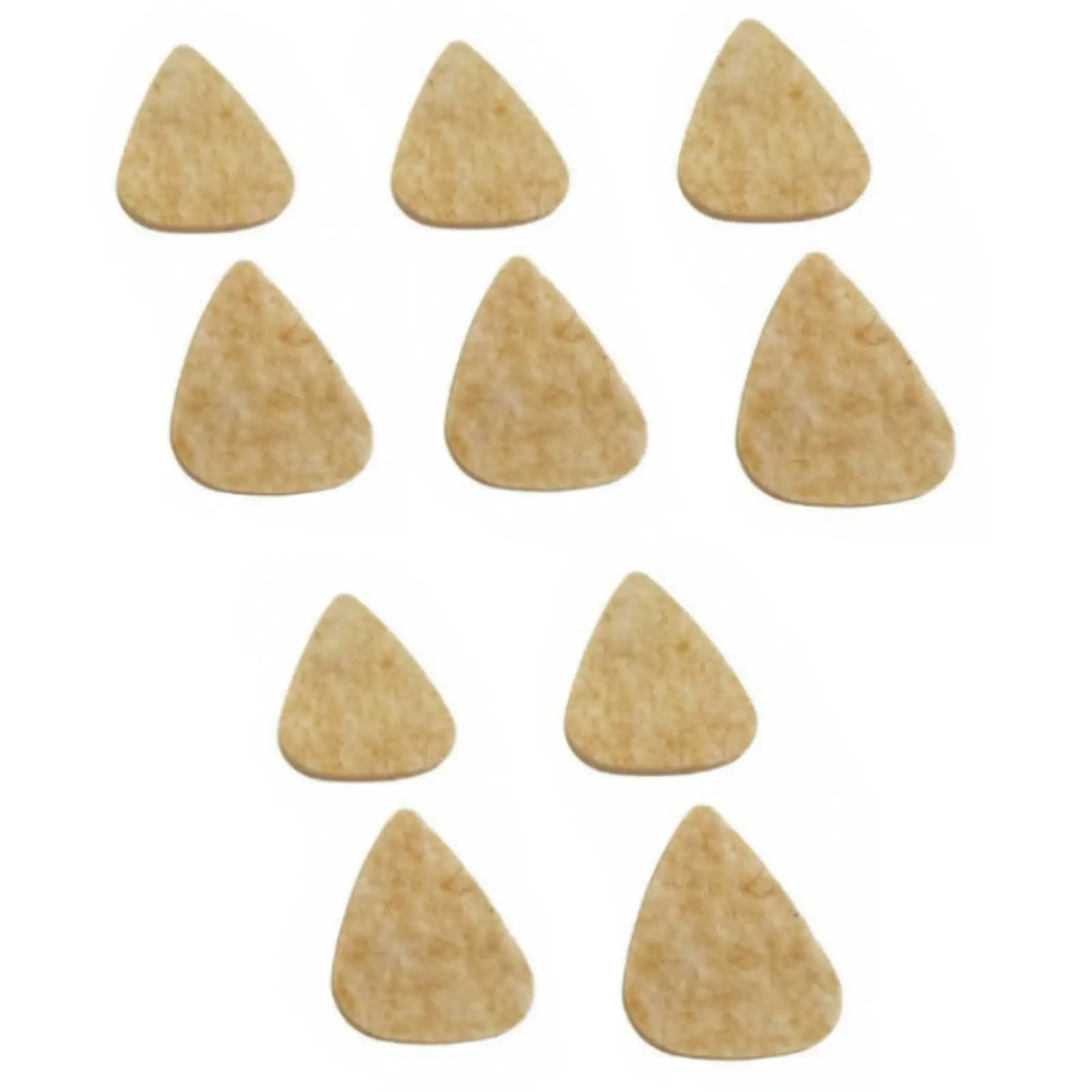 10 Pieces Wool Felt Guitar Pick High-Density Felt Guitar Pick Accessory Firm Thick for Acoustic Guitarists