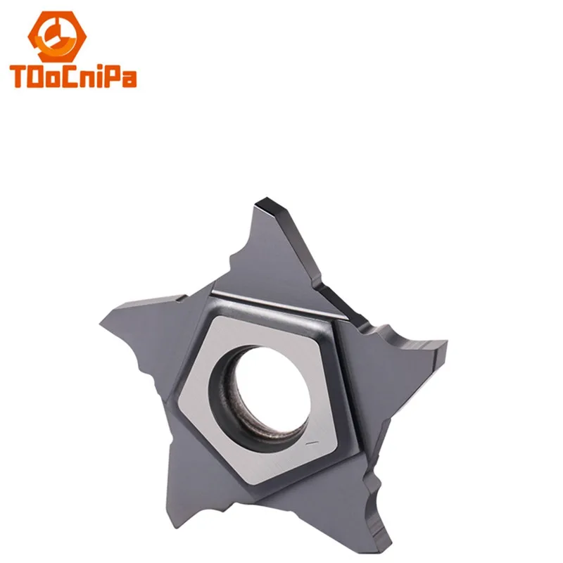 CNC grooving blade PENTA24N overlord blade five-pointed star grooving cut off fine grinding PF groove blade