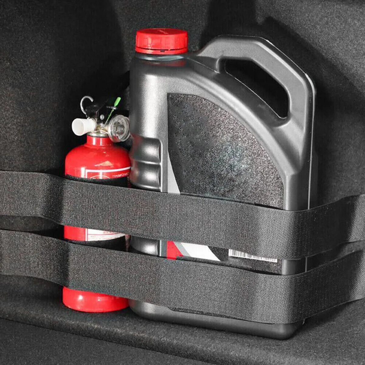 

8Pcs 60cm Nylon Car Trunk Organizer Fixing Belt Storage Bag Tapes Accessories Kit Extinguish Organizer Strap Automotive Interior