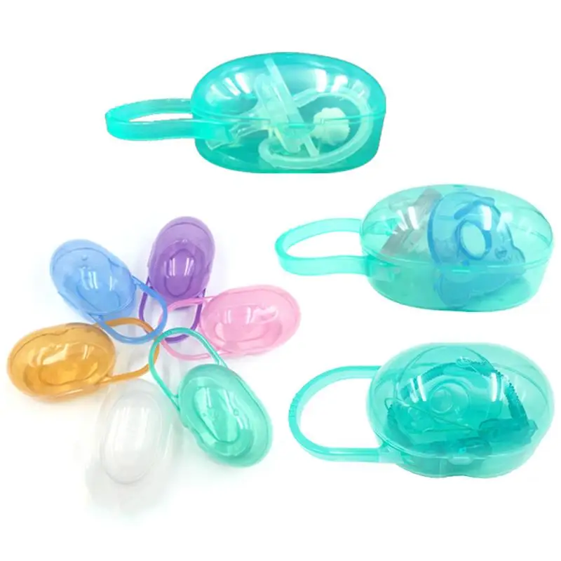 Baby Solid Pacifier Box Soother Container Holder Pacifier Box Travel Storage Case Safe Holder Pacifier PP Plastic Box Size S image 5