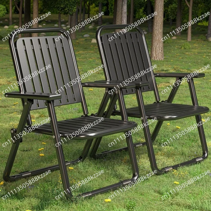 Folding Chair Outdoor Backrest Chair Picnic Chair Portable Waterproof Sun-Proof Camping Fishing Outdoor Courtyard