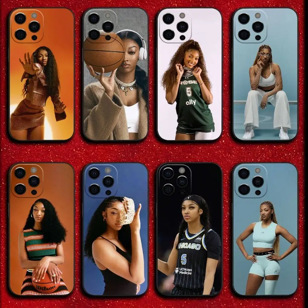 

A-Angel Basketball Reese Player Phone Case For iPhone 17,16,15,14,13,12,11,Pro,Max,Plus,E,SE4,Air,Mini Black Cover