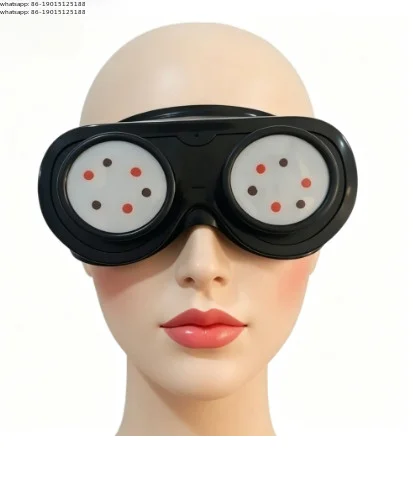 Low Vision Simulator Glasses, Visual Impairment, Experiencing Macular Blue Luminescence Defects and Eye Training Education
