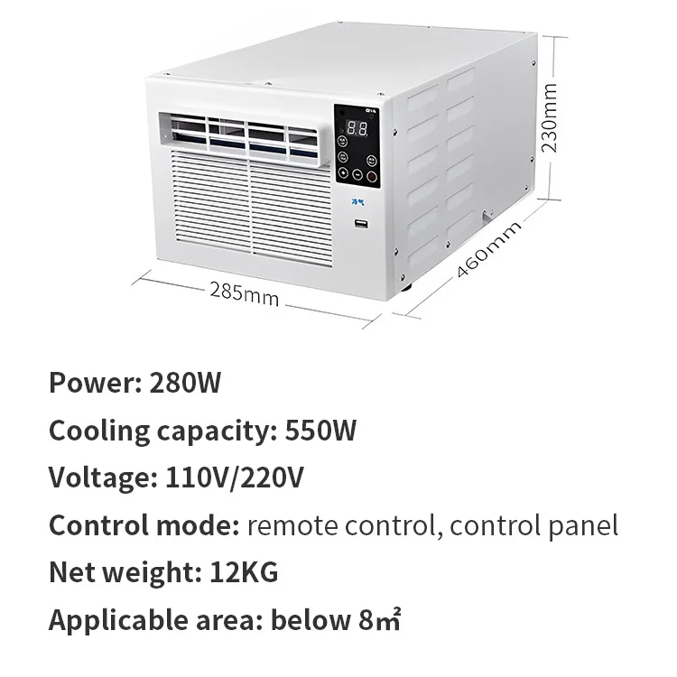 Portable tudo em um condicionador de ar do punho, mosquiteiro interno, nenhuma instalação, 110V, 220V