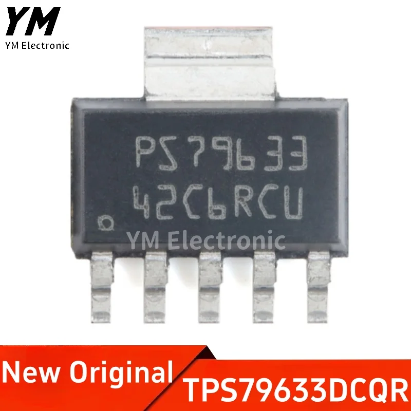 New Original TPS79633DCQR PS79633 SOT-223-6 1A Low Voltage Drop Regulator with Enable Function