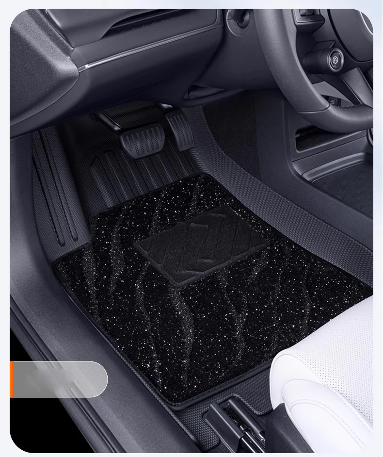 For Left-hand Drive Car Floor Mat ZEEKR 7X 2025 Custom Fit Full Surround Foot Mat Interior Protection Liner