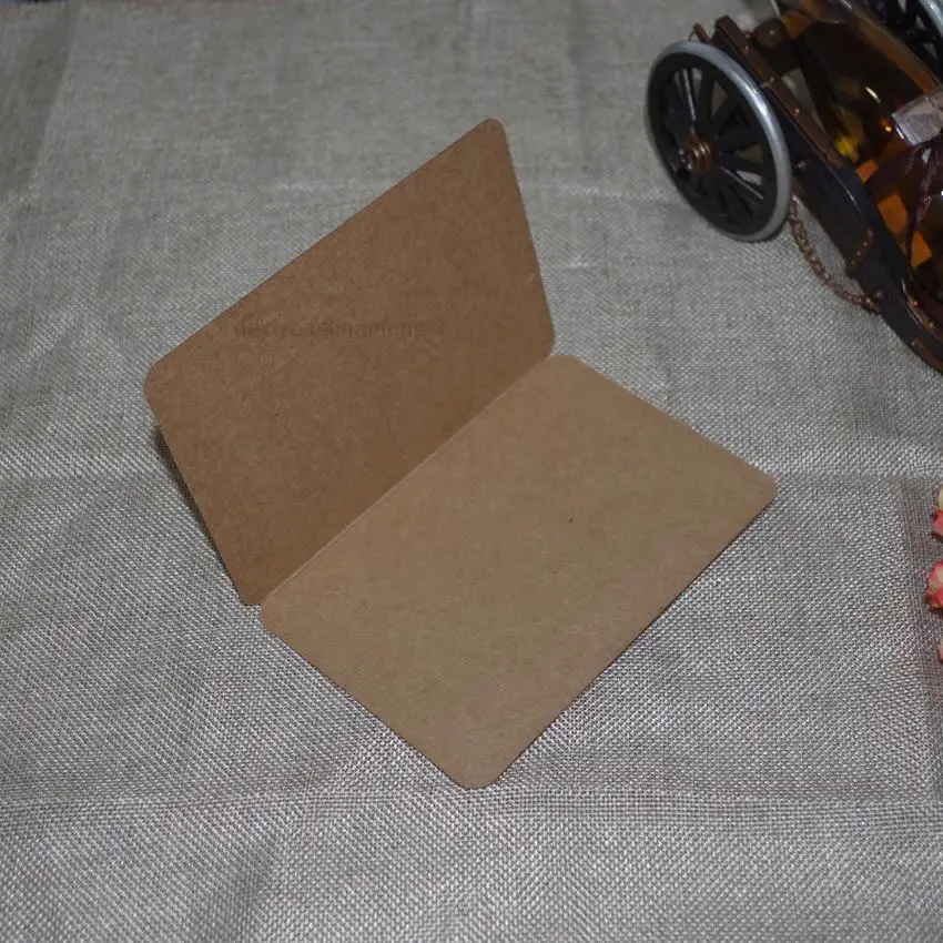 50pcs in/ A6 size 10x15cm/20x15cm foldable colorful paper,nostalgic retro style, DIY word card, memorial greeting cards