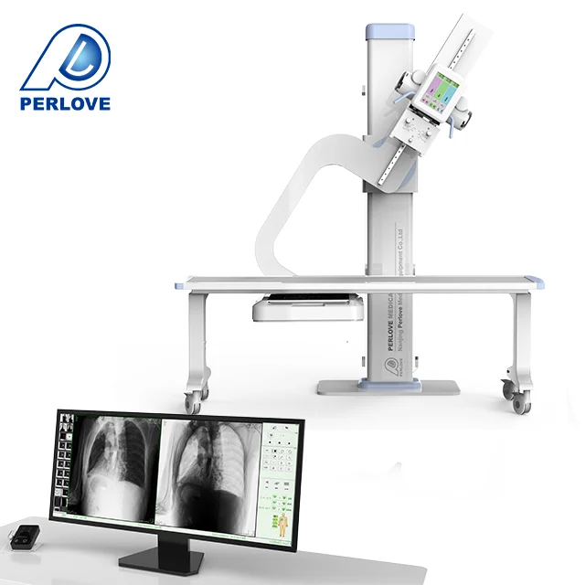 High Frequency Digital Radiography System X Ray Device Mobile Medical Diagnostic X-ray Equipment PLX8500D