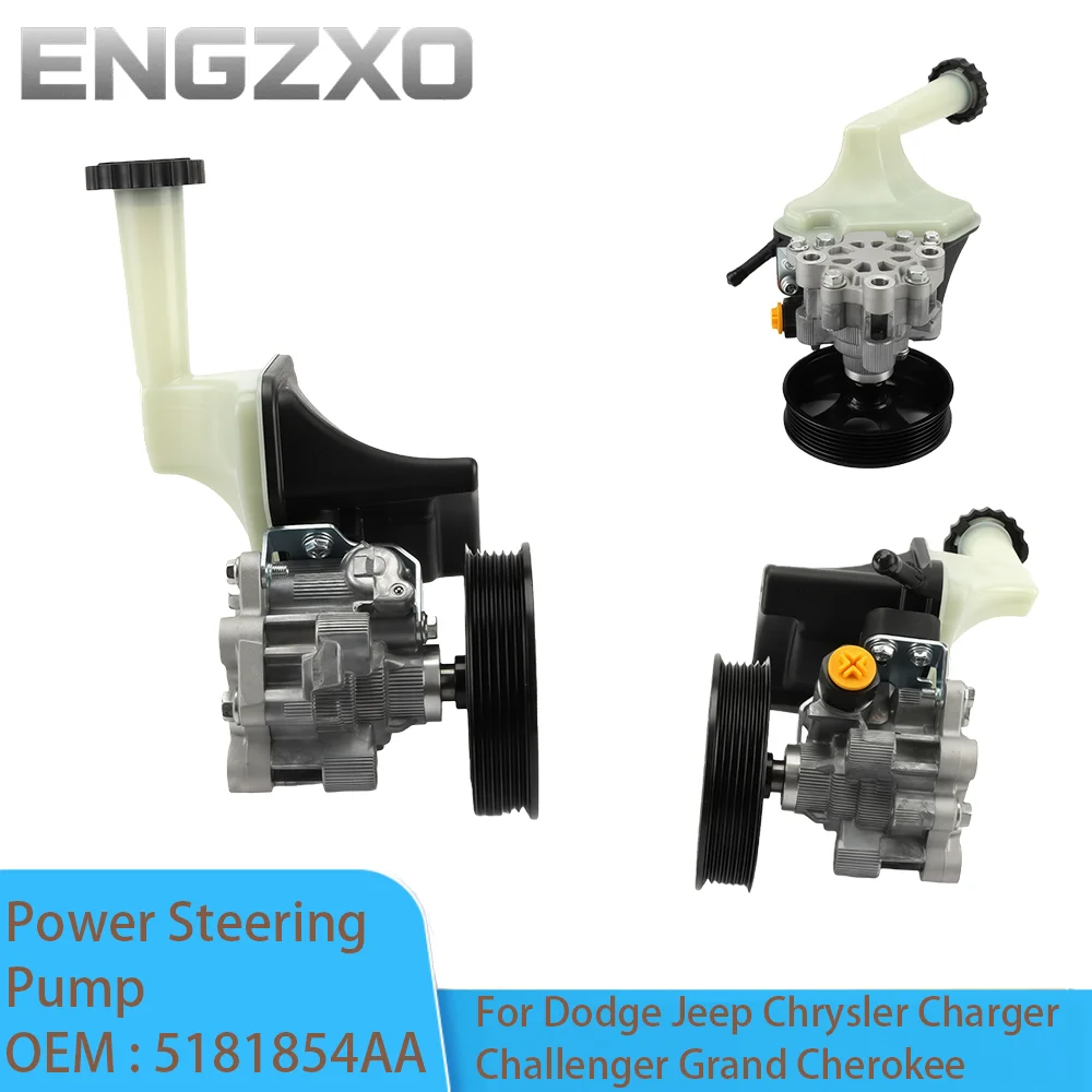 5181854AA ​Power Steering Pump 5181778AB RL181778A For Dodge Jeep Chrysler Charger Challenger Grand Cherokee 300 2012-2020