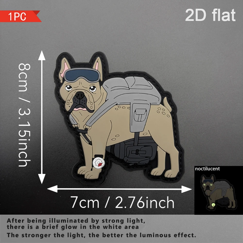 Specifications Available: 1Pc/2Pcs/3Pcs. Irregular-Shaped Tactical Paratrooper Glow-In-The-Dark Rubber Patch with Matching Fleece Backing, Full Coverage with Black Border, Layered Color-Blocking Soft Rubber with Glow-In-The-Dark Effect, Suitable for Tactical Jackets, Cycling Backpacks, Baseball Caps, and Various Clothing Accessories