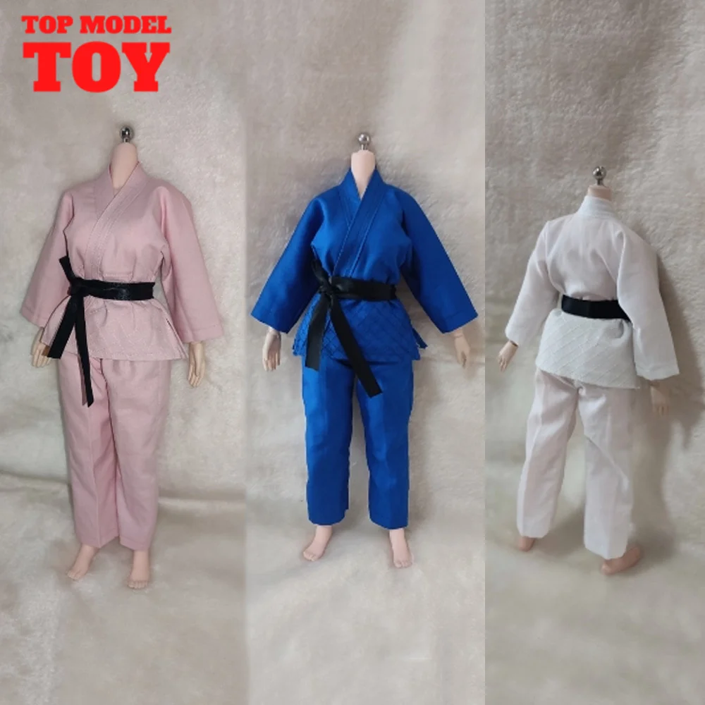 1/6 Taekwondo Judo Cosplay Costume Clothes Model for 12'' Female Soldier TBleague Phicen Action Figure Body