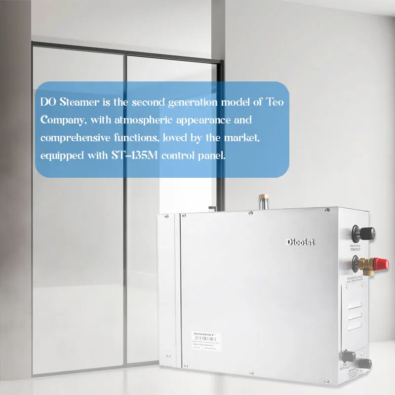 High-quality Stainless Steel Steam Sauna Generator,  Home-Commercial , 12kW , Adjustable Temperature , Automatic Drainage.
